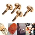 thumbnail image 4 of 100 Pcs Mushroom shaped Decoration Rivets DIY Accessories for Bags Shoes Hats Clothes(10mm Gold ), 4 of 4