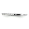 thumbnail image 3 of 14K White Gold Ring Band Wedding Diamond, Lab Grown Round, Size 6, 3 of 7