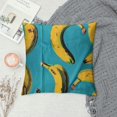 thumbnail image 2 of Orinice Bananas Graphic Decorative Throw Pillow Cover for Home Couch Living Room Bed Sofa Car Bedroom - Pilling Resistance, Abrasion Resistance, Invisible Zipper Design - 1PC 22x22in, 2 of 5