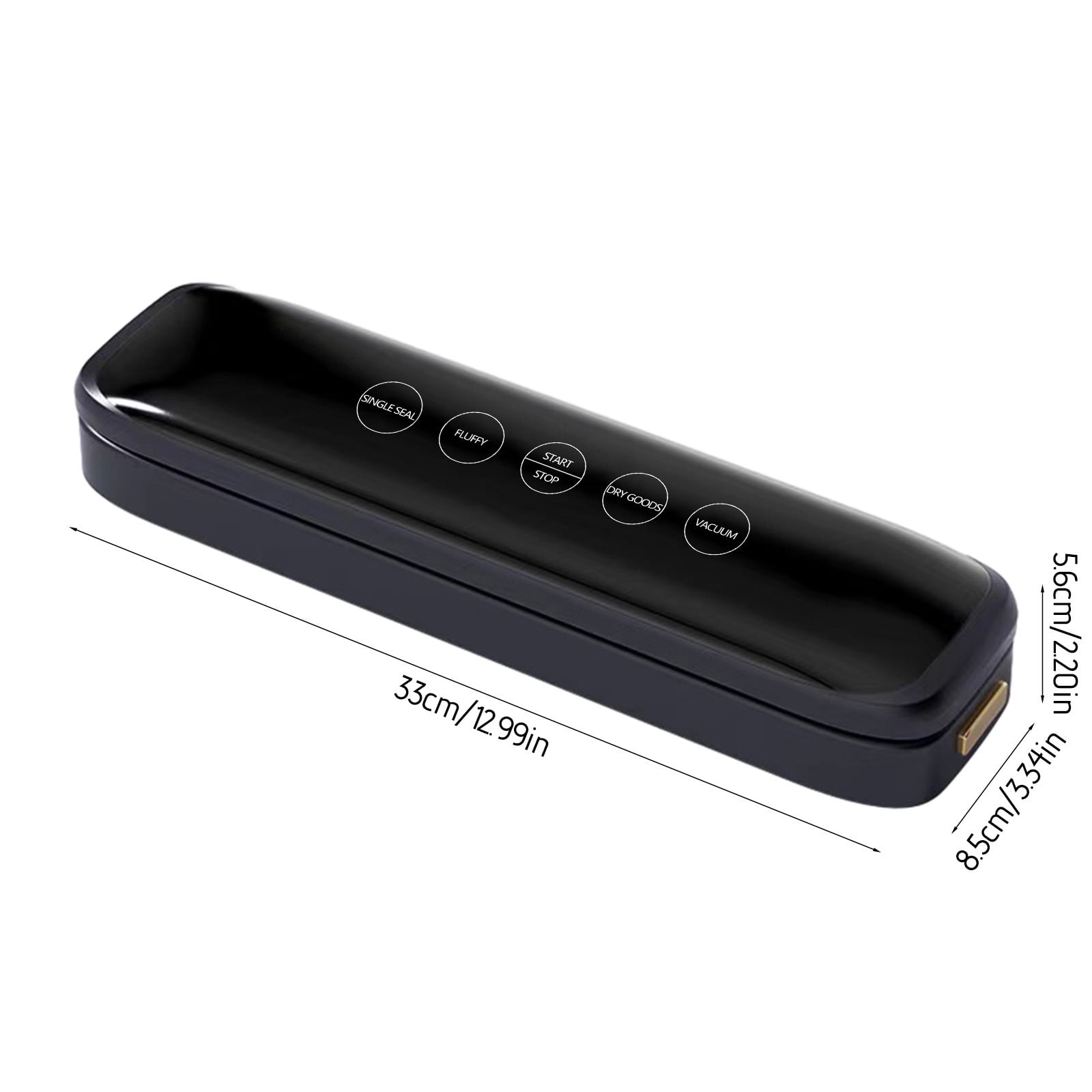 Chmadoxn Vacuum Sealer, Food Protector Vacuum Sealer Machine, Automatic Food Vacuum Sealer for Food Preservation Sealing Packing System for Fresh Food and Food Storage