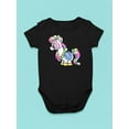thumbnail image 3 of Rainbow Pony Bodysuit Infant -Image by Shutterstock,  24 Months, 3 of 4
