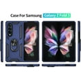 thumbnail image 3 of Samsung Galaxy Z Fold 3 Case,Galaxy Z Fold 3 5G Case,[Military Grade] 16ft. Drop Tested Cover with Magnetic Kickstand Car Mount Protective Case for Samsung Z Fold 3, Blue, 3 of 7