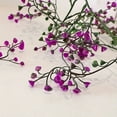 thumbnail image 6 of Artificial Wisteria Vine | Simulation Rattan Hanging Decor | 180 cm Purple Faux Floral | Durable Plastic Lifelike Blooms & Leaf Veins | Lightweight | Indoor Outdoor Display | 1 Piece, 6 of 6