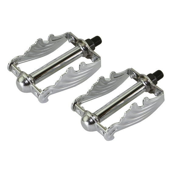 Bike Wing Pedals 1/2 Chrome.
