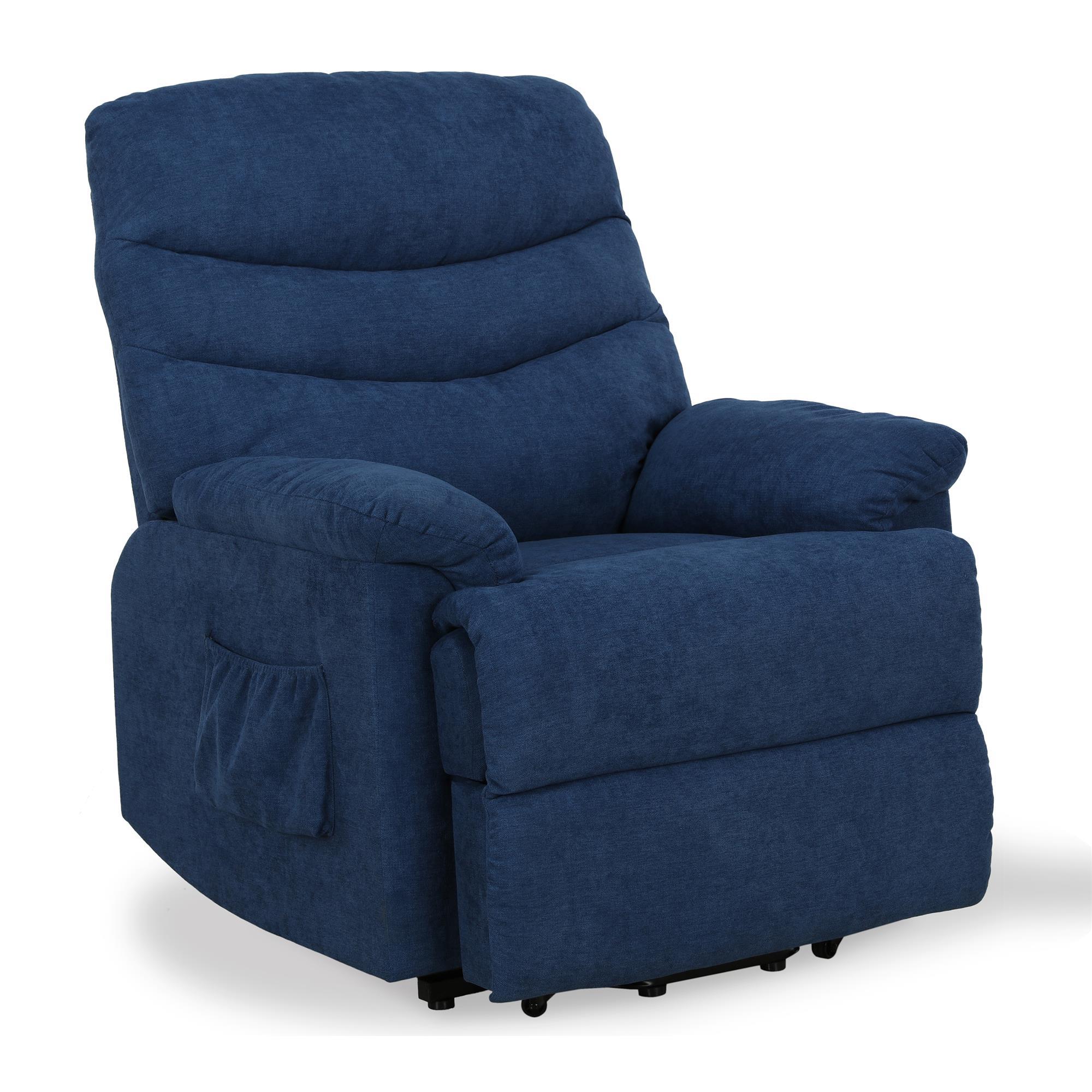 Dorel Living DA8434BL DHP Sanders Power Lift Recliner Blue