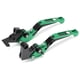 thumbnail image 4 of palancas de embrague de freno de motocicleta ajustables CNC de aleación de aluminio de repuesto para YAMAHA XJ6 DIVERSION 2009-2015, color verde Jadeshay  A, 4 of 8