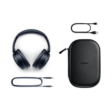Bose - QuietComfort 45 Wireless Noise Cancelling Over-the-Ear Headphones - Midnight Blue
