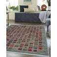 thumbnail image 5 of Unique Loom Fars Collection Area Rug - Kish (5' 1" x 8' Rectangle Blue/Brown), 5 of 7