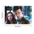 thumbnail image 2 of Doctor Who Tapestry, Anime Wall Poster Art, Wall Tapestry For Bedroom Living Room Dorm Room, Wall Hanging For Festival Party Events Background Photography Backdrop, 60x40 Inch, 2 of 9