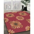 thumbnail image 2 of Ahgly Company Indoor Square Patterned Crimson Red Area Rugs, 3' Square, 2 of 6