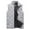 Gray, variant on IROINNID Men's Turtleneck Sleeveless Solid Color Loose Stand Collar Jacket Outerwear Padded Coat