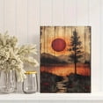 thumbnail image 2 of Qisvanset Framed Canvas Wall Art, 12x16 Inch Psalm Bible Verse Religious Jesus Wall Painting, 2 of 5