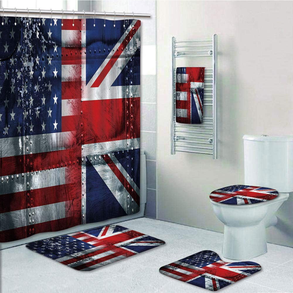 PRTAU Union Jack Alliance Togetherness Composition of UK USA Flags