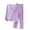 Purple, variant on Jamicy Womens Loungewear Christmas Present Women's Casual Pajamas Set Solid Color Long Sleeve Long Pants Sleepwear Soft Pjs Lounge Sets with Pockets