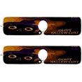 thumbnail image 2 of Happy Halloween Black Cat Sink Splash Guard for Faucet 2 Packs Faucet Absorbent Mats, Autumn Fall Funny Faucet Handle Drip Catcher Quickly Drying Mat for Kitchen Counter Bathroom, 23.6"x5.5", 2 of 7