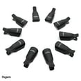 thumbnail image 3 of 10 Piece Set Plastic Acrylic Soak Off Cap Clip – Professional Nail Art UV Gel Polish Remover - Reusable and Space Saver Wrap Cleaner Cap Clip (Black), 3 of 5