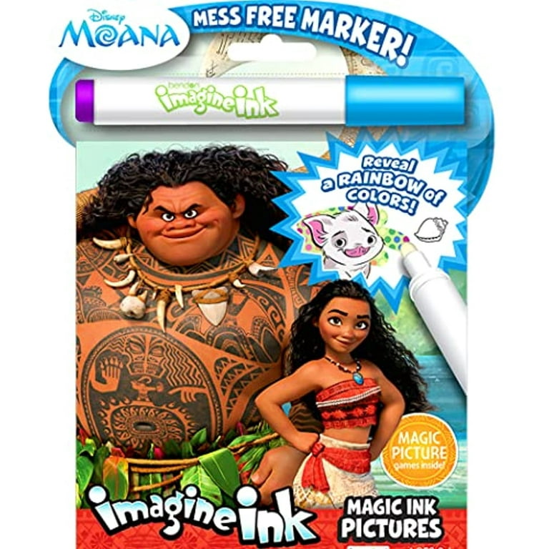 Imagine Ink Magic Pictures Coloring Activity Books Set - Moana, Trolls  World Tour & Frozen II
