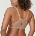 thumbnail image 2 of DELIMIRA Women's Front Closure Racerback Bras Plus Size Underwire Unlined Full Coverage Bras, 2 of 3