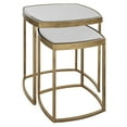 thumbnail image 4 of Uttermost Vista Gold Nesting Tables (Set of 2), 4 of 7