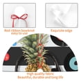 thumbnail image 4 of Sikiie Pineapple With Black Glasses 30-48 inches {designName} Print Christmas Tree Skirt Snowman Xmas Tree Skirt with Edge Christmas Decorations for Holiday Party48", 4 of 7