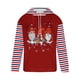 thumbnail image 3 of Sudadera con capucha para hombre, estilo informal, con cordón, estampado de letras teñidas, blusa de poliéster para hombre, 3 of 3