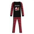 thumbnail image 2 of Odeerbi Matching Family Christmas Pajamas Sets Plaid Sleepwear Parent-Child Xmas Patchwork Plaid Printed Homewear Suits Round Neck 2025 Long Sleeve Two-piece Jammies Sets Loungewear for Dad, 2 of 5
