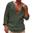thumbnail image 2 of pstuiky hombres de manga larga, Camiseta deportiva informal de moda para hombre con mangas largas camisetas de hombre m, 2 of 6