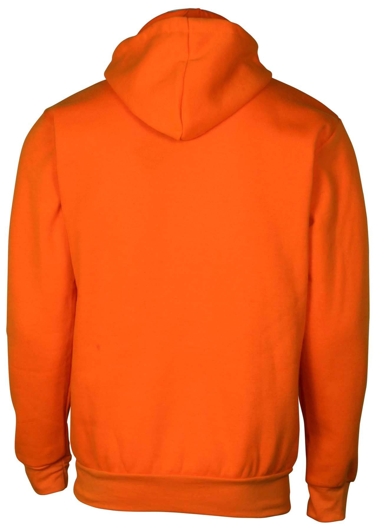 neon orange sweatshirt