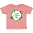 thumbnail image 3 of Inktastic Happy St. Patrick's Day Clovers Boys or Girls Baby T-Shirt, 3 of 5