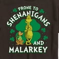 thumbnail image 2 of Dr. Suess - The Grinch - Prone To Shenanigans Malarkey - St Patrick's Day - Men's Short Sleeve Graphic T-Shirt, 2 of 4