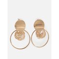 thumbnail image 4 of Boucle d'Oreille Design Plaquée Or, 4 of 4