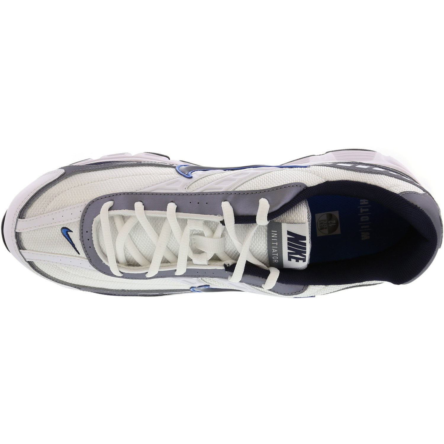 Nike Men's Initiator White / Obsidian - Metallic Cool Running Shoe 12W - Walmart.com