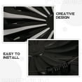 thumbnail image 2 of WRISTBIQUE Car Hub Covers Decorative Wheel Silver Black Plastic 1 Pcs, 2 of 10