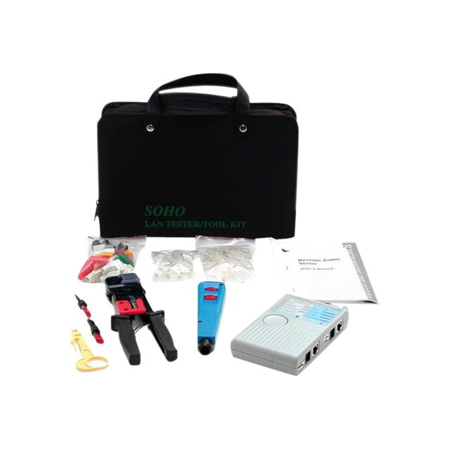 StarTech.com Professional RJ45 Network Installer Tool Kit w/ Carrying Case - Network tools kit - CTK400LAN