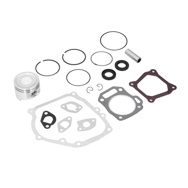 Kit de reconstrucción de juntas de pistón, pasadores, anillos y sellos de aceite para motor de 68 mm para GX160, GX200, 168F, 5,5 HP, 6,5 HP