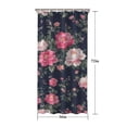 thumbnail image 5 of Pioneer Flower Floral Print Pattern Shower Curtain 36"x72" ,Bathroom Decorative Shower Curtains Set with 12 Hooks,Modern Waterproof Washable Shower Curtain, 5 of 6