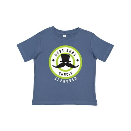 

Inktastic Best Buds Guncle Approved with Tophat and Mustache Gift Baby Boy T-Shirt