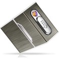 thumbnail image 1 of 2025 Cigarette Case With Lighter Aluminum Electronic Cigarette Box Cigarette Holder, 1 of 5