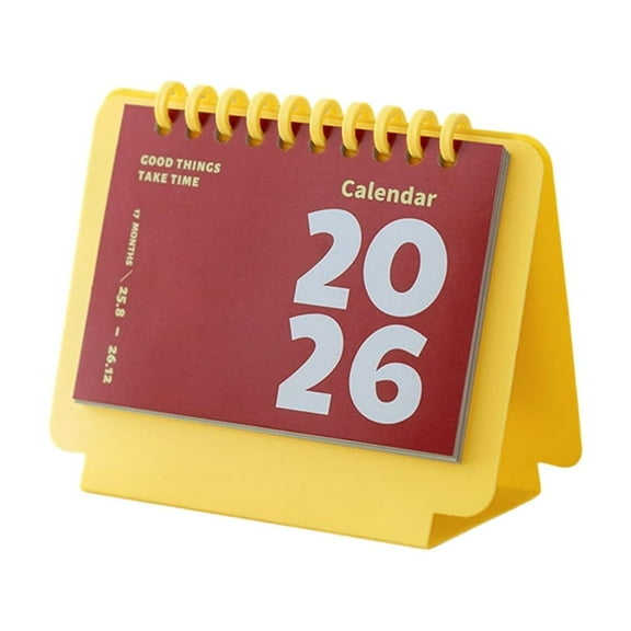 2026 Desktop Calendar Daily Planner Portable Monthly Calendar Writing Notepads