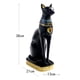 thumbnail image 2 of Estatua de gato del antiguo Egipto, 24 cm de alto, figura de resina coleccionable, modelo para el hogar. L, 2 of 9
