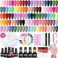thumbnail image 1 of Kit de esmaltes de uñas en gel VANREESA con luz UV, 52 unidades, 36 colores, 1 of 7