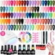 thumbnail image 1 of Kit de esmaltes de uñas en gel VANREESA con luz UV, 52 unidades, 36 colores, 1 of 7