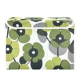 thumbnail image 7 of Yayeee Collapsible Cube Storage Bin with Lid Fabric Closet Decorative Basket with Handles, Gray Floral, 7 of 7