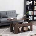 thumbnail image 3 of Costway Ascenseur Table Basse Table d'Appoint Moderne Compartiment de Rangement Caché, 3 of 9