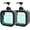 Black, variant on 2 Packs 10oz Clear Hand Soap Dispenser for Bathroom, Dish Soap Dispenser for Kitchen Sink, Liquid Soap Container with Pump,Black