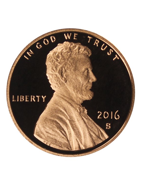 Collectible 2016-S Lincoln Shield Cent Gem Deep Cameo Proof - Collectible Coin