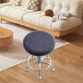 thumbnail image 2 of Abbracc Bar Stool Cover Breathable Dustproof Bar Chair Covers Round Elastic Replacements Blue Gray, 2 of 9