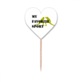 thumbnail image 1 of Like Sports Fitness Balanced Fencing Toothpick Flags Heart Lable Cupcake Picks, 1 of 3