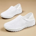 thumbnail image 6 of Dweltoz Slip on Sneakers for Women Non Slip Mesh Tennis Workout Sneaker Breathable Fashion Sport Platform Sneaker with Arch Support,White 38, 6 of 8