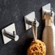 thumbnail image 4 of 4 piezas. Ganchos autoadhesivos para toallas, ganchos para albornoces, ganchos para pared, ganchos para toallas de baño y cocina de acero inoxidable, ganchos para ropa sin taladrar Xemadio LN-0065, 4 of 6